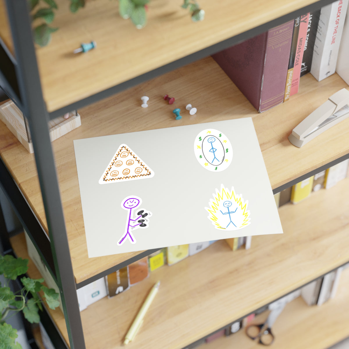 Sticker Sheet Men